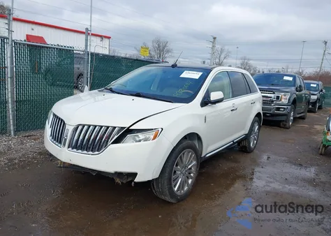 2012 Lincoln Mkx z USA, uszkodzony, nr VIN 2LMDJ8JKXCBL04503
